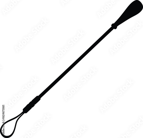 riding crop on white background.eps