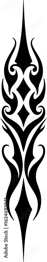 Obraz premium Tribal Tattoo, Abstract Tattoo vector graphics