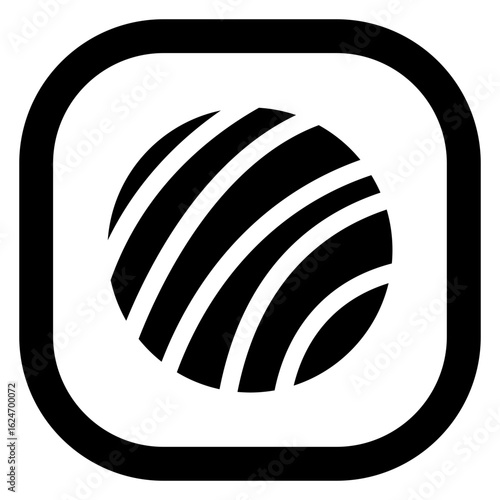 Sushi bar. Cocina tradicional japonesa. Icono con sushi y rollos