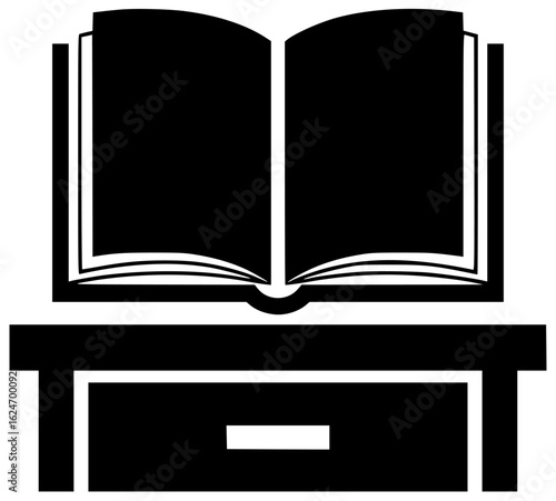 Book on a desk and book in a library with book near a window on a shelf in a bag at a bookstore with a reading lamp in a classroom on a nightstand