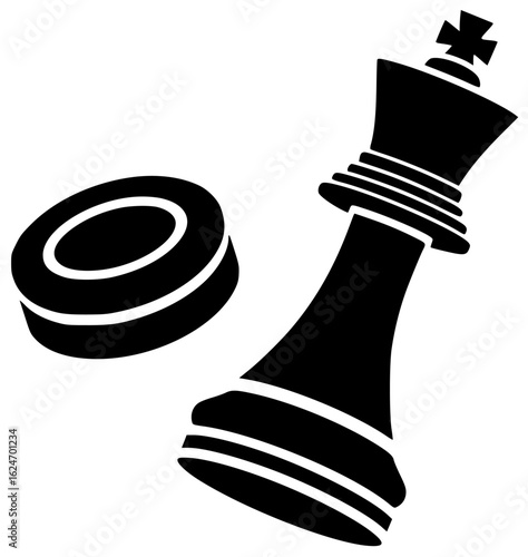 Checker pieces scattered on the board and forming a prime with Checker pieces jumping over each other creating strong defense making strategic moves setting up traps executing clever maneuvers 