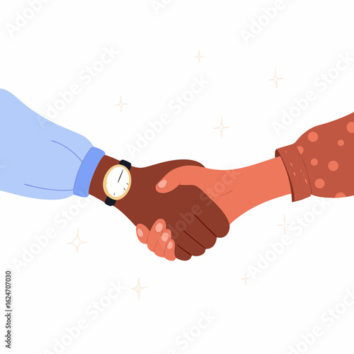 business people shaking hands