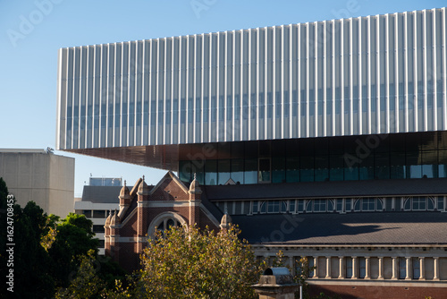 The New Museum for Western Australia designed by the Hassell and OMA, located in the heart of Perth, Western Australia