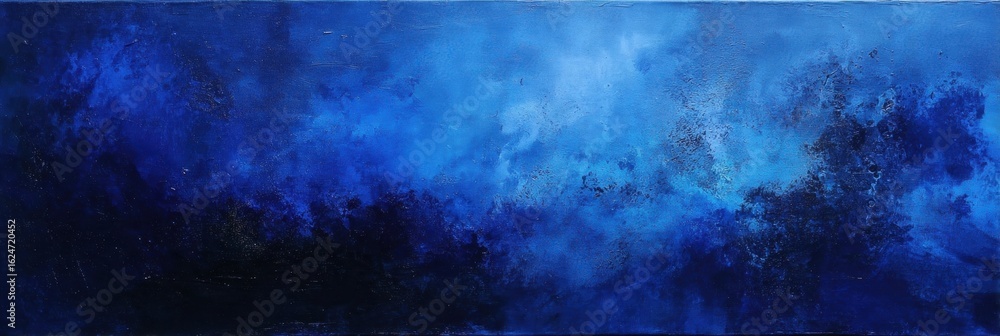 Obraz premium Abstract Blue Texture with Vivid Shades of Azure and Navy Colors