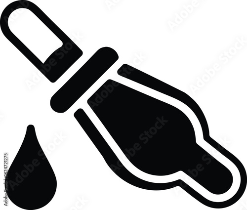 nasal drop supplement vector icon.