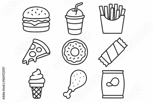 Food Around The World Icons