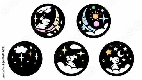 Toga festive white lettering on black background retro style party celebration event toga festive design 1970s vector illustration