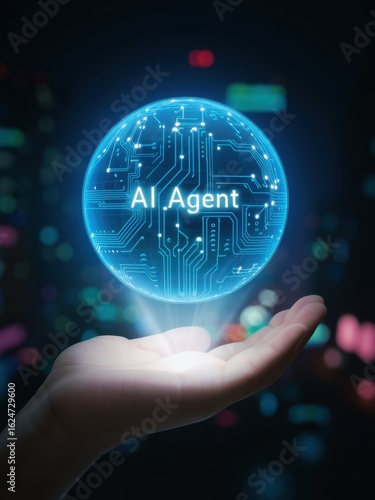 Exploring ai agent technology in the digital realm innovative concepts in a futuristic environment