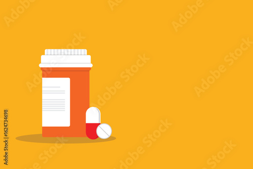 Prescription medicine bottle	