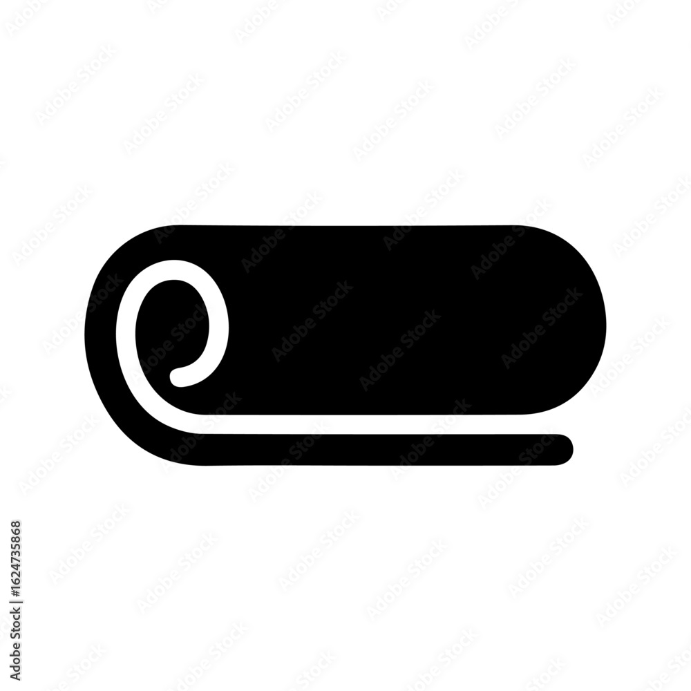 Fototapeta premium Camping mattress icon