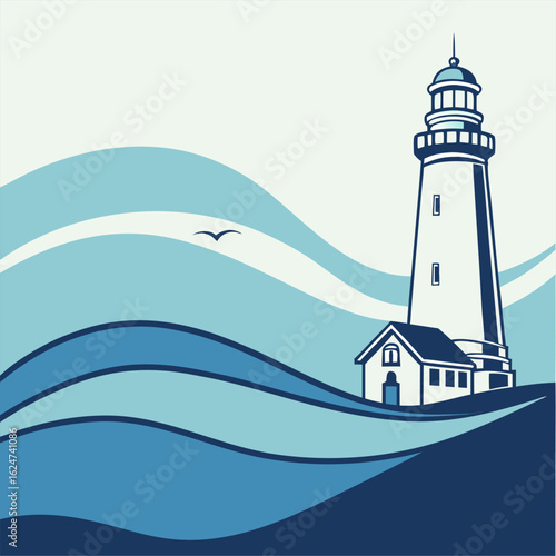 lighthouse on the coast