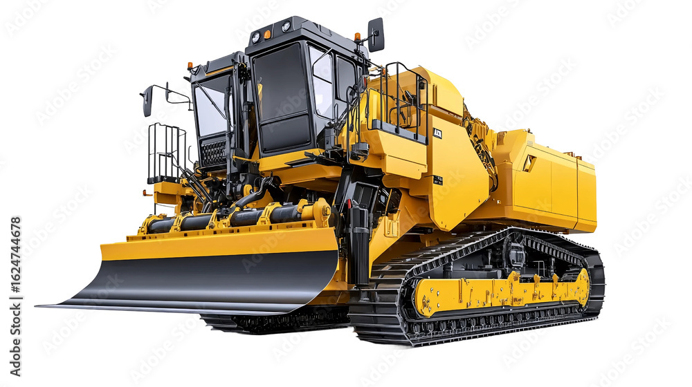 Fototapeta premium Yellow Road Leveler