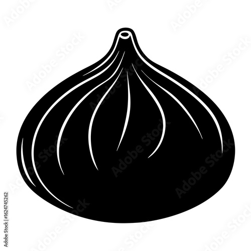 ripe fig isolated on white background
