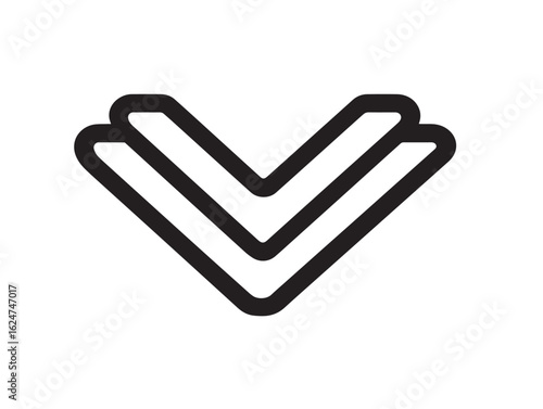 Markdown Symbol in Clean Minimalist Vector Style