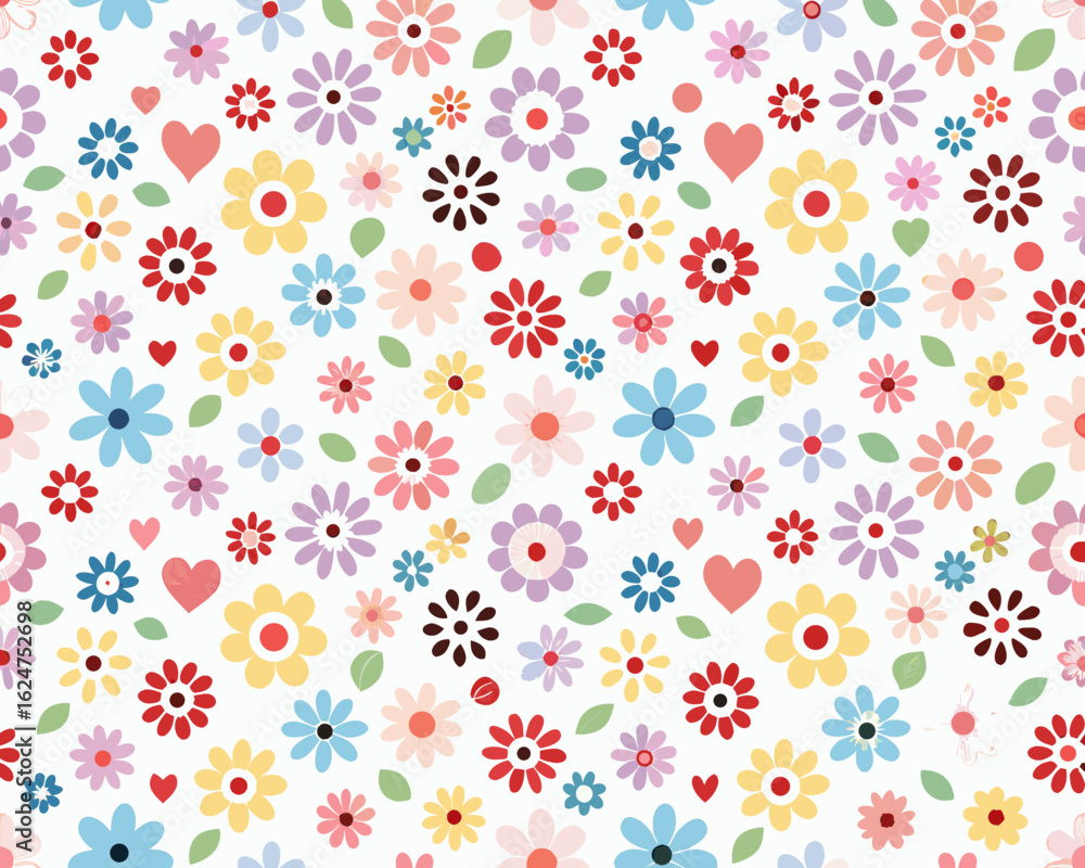 Fototapeta premium seamless floral pattern