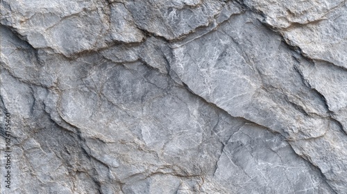 Gray Rock Texture with Detailed Striations and Natural Patterns