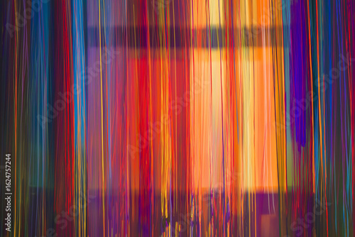 Rainbow glass reflections on white wall, abstract light play and color spectrum