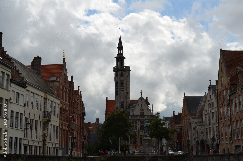 Fototapeta premium Brugge, old town hall.