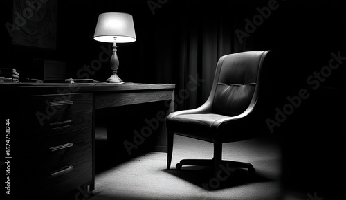 Wallpaper Mural Dark, moody office scene Torontodigital.ca