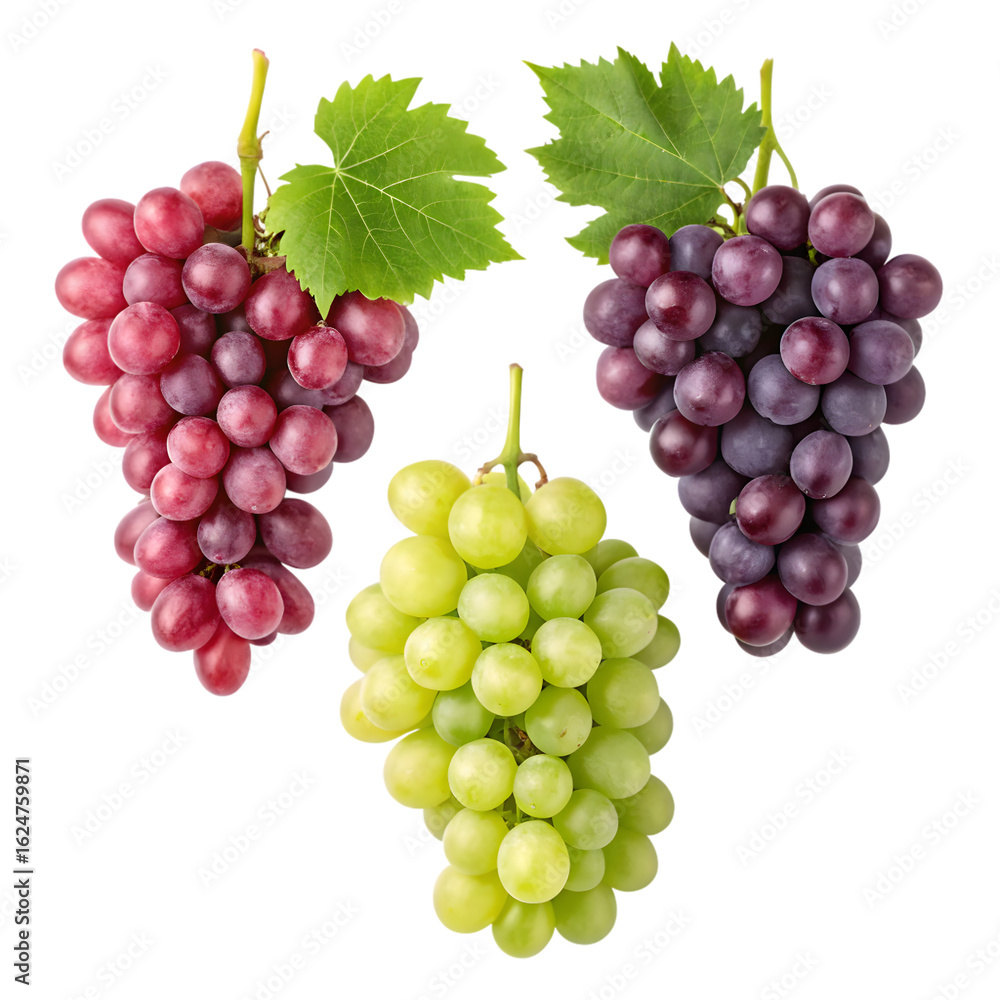 Fototapeta premium red and green grapes