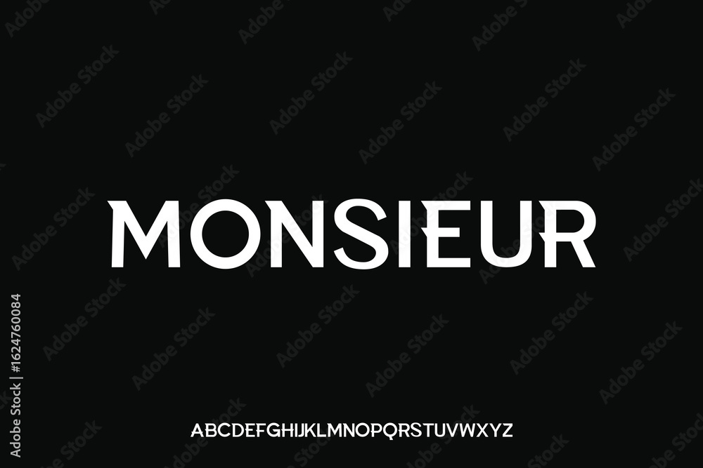 Obraz premium Display alphabet font vector design suitable for headline, poster, logo, magazine and many more