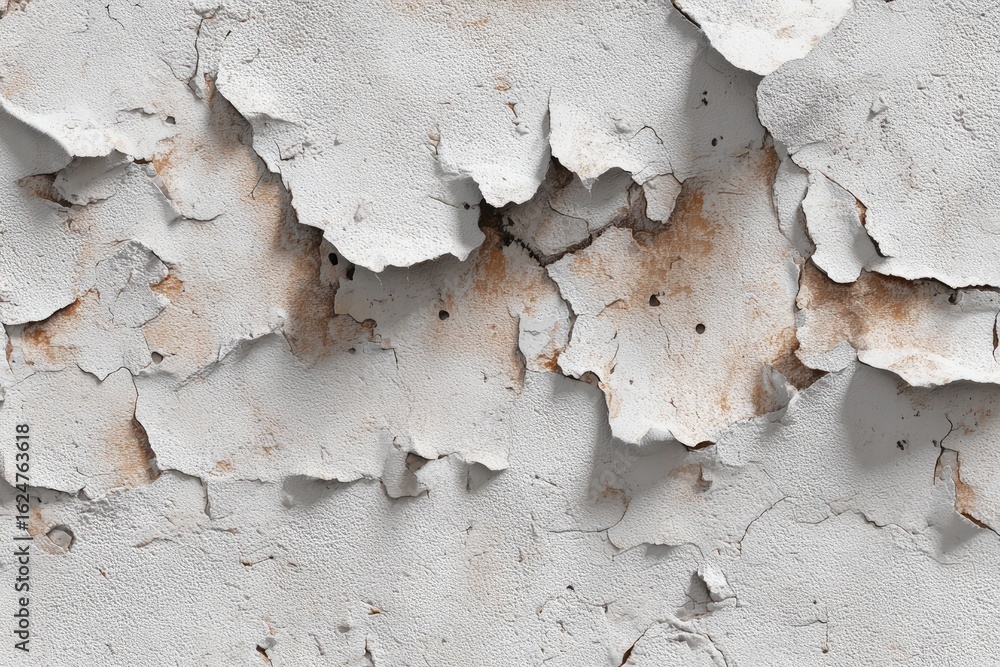 Fototapeta premium Peeling paint on a wall. A textured surface