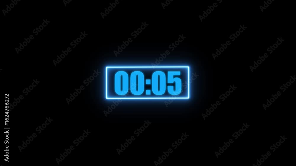 glowing blue color 1 minute countdown animation from 60 seconds to 0 seconds. Digital countdown timer one minute animation. 60 seconds to 0 seconds on a black background. glowing blue color 1 minute countdown animation from 60 seconds to 0 seconds. Digital countdown timer one minute animation. 60 seconds to 0 seconds on a black background.