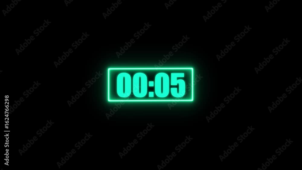 glowing green color 1 minute countdown animation from 60 seconds to 0 seconds. Digital countdown timer one minute animation. 60 seconds to 0 seconds on a black background. glowing green color 1 minute countdown animation from 60 seconds to 0 seconds. Digital countdown timer one minute animation. 60 seconds to 0 seconds on a black background.