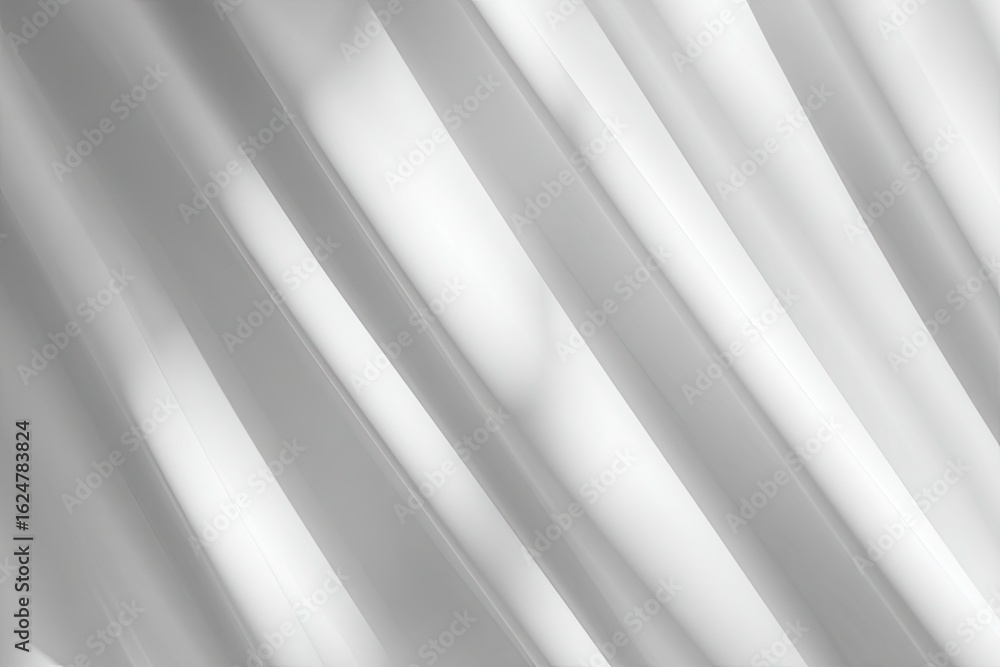 Fototapeta premium Folded white fabric in soft light