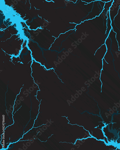 Abstract neon blue lightning pattern background for sublimation jersey
