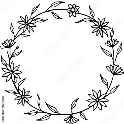 Clean Line Wildflower Ring