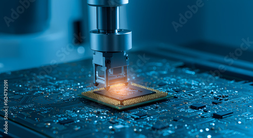 Precision Robotics in Semiconductor Manufacturing, High-Tech Assembly of Microelectronics Components