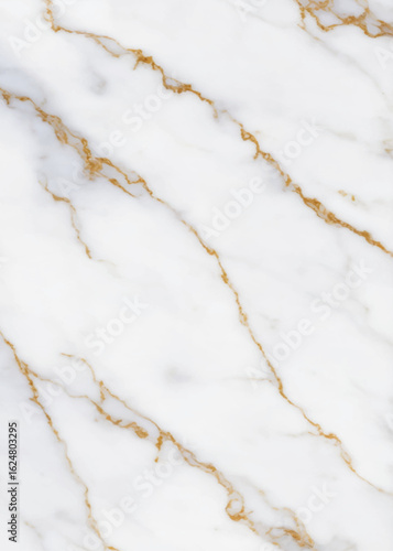 Luxurious white Carrara statuaries marble texture background. Calacatta glossy marble with golden streaks. Luxury White Gold Marble texture background vector. Luxurious floor marbling texture design.