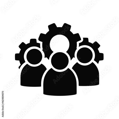Operations icon vector. workflow illustration sign. work flow symbol. automate logo.
