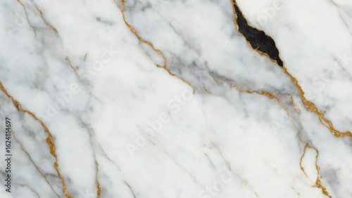 Luxurious white Carrara statuaries marble texture background. Calacatta glossy marble with golden streaks. Luxury White Gold Marble texture background vector. Luxurious floor marbling texture design.