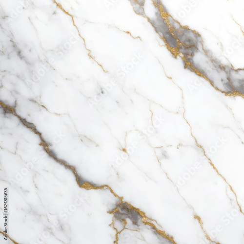 Luxurious white Carrara statuaries marble texture background. Calacatta glossy marble with golden streaks. Luxury White Gold Marble texture background vector. Luxurious floor marbling texture design.
