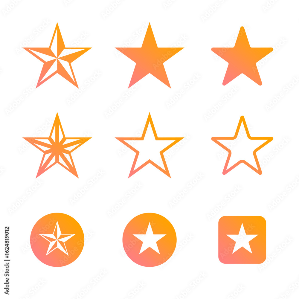 Obraz premium star sheet icon on transparent background