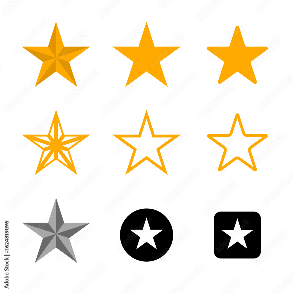 Obraz premium star sheet icon on transparent background