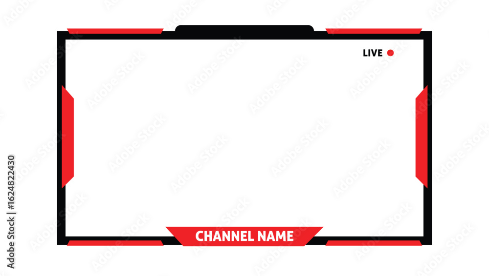 Εκτύπωση καμβά Stream webcam overlay