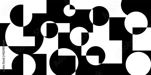 Wallpaper Mural White geometric abstract background overlap layer on bright space with lines effect decoration. Torontodigital.ca