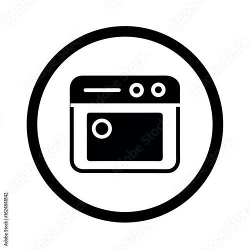 Web3 Browser Access Icon Vector Illustration