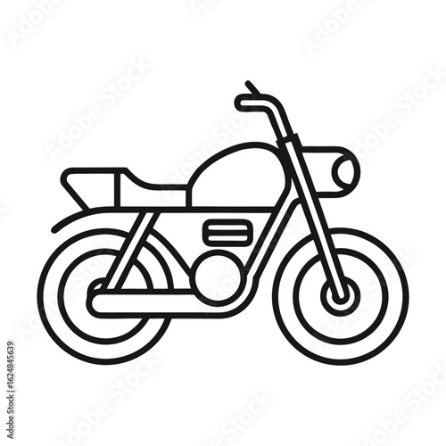 Vintage Motorcycle Vector 