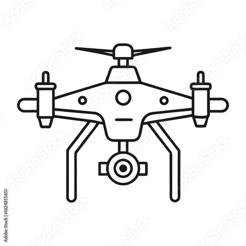 Futuristic Drone Vector