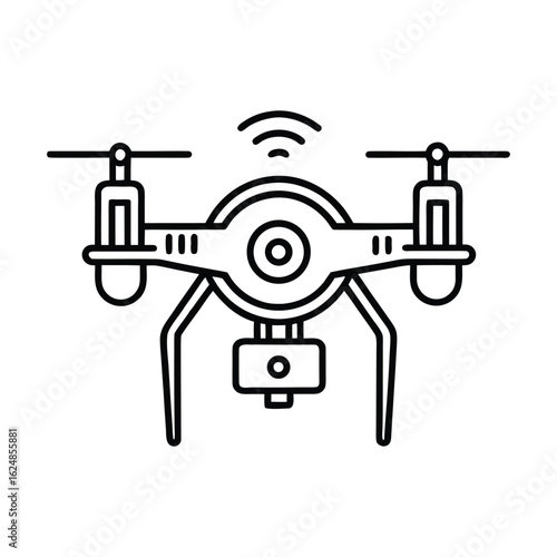Isometric Drone Vector 