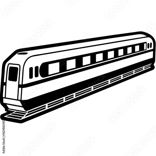 black and white train drawing clip art preview