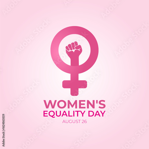 Vector graphic of Women’s Equality Day for Women’s Equality Day celebration.