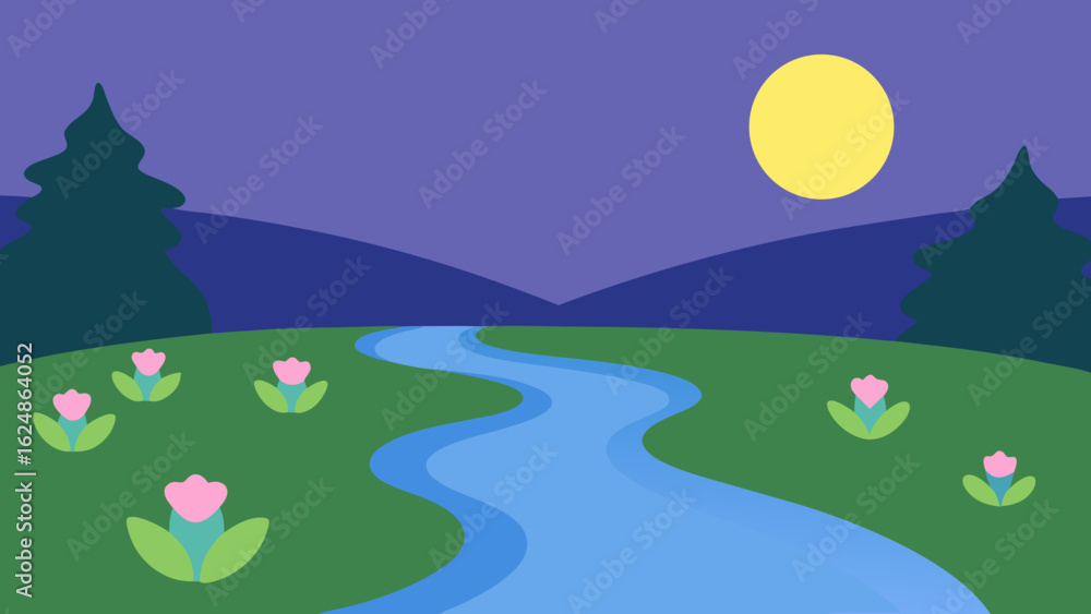 Obraz premium landscape with a lake