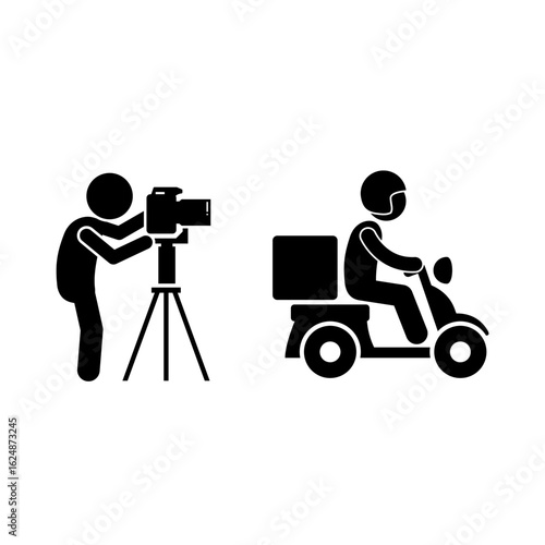 silhouette of a photographer