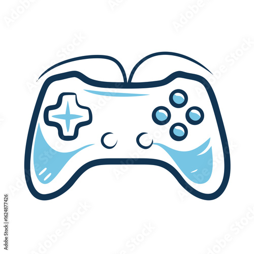 Video Game Controller SVG Icon - Vector Gaming Joystick