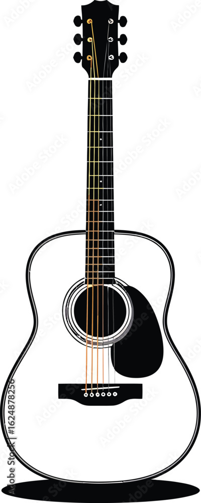 Obraz premium electric guitar isolated on white